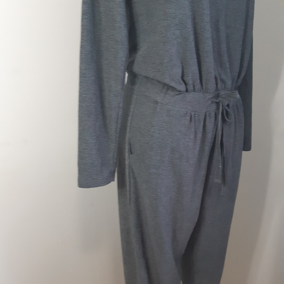 Freedom trail by kyodan super soft quality grey jumpsuit drawstring romper med - Picture 14 of 16